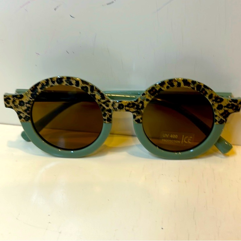 Olive & Leopard Kid's Sunglasses